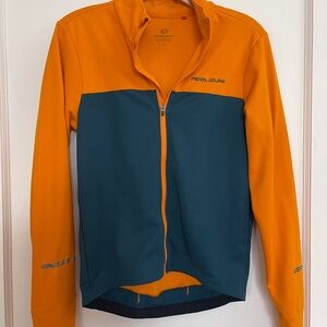 Pearl Izumi Orange and Dark Green Cycling Jacket